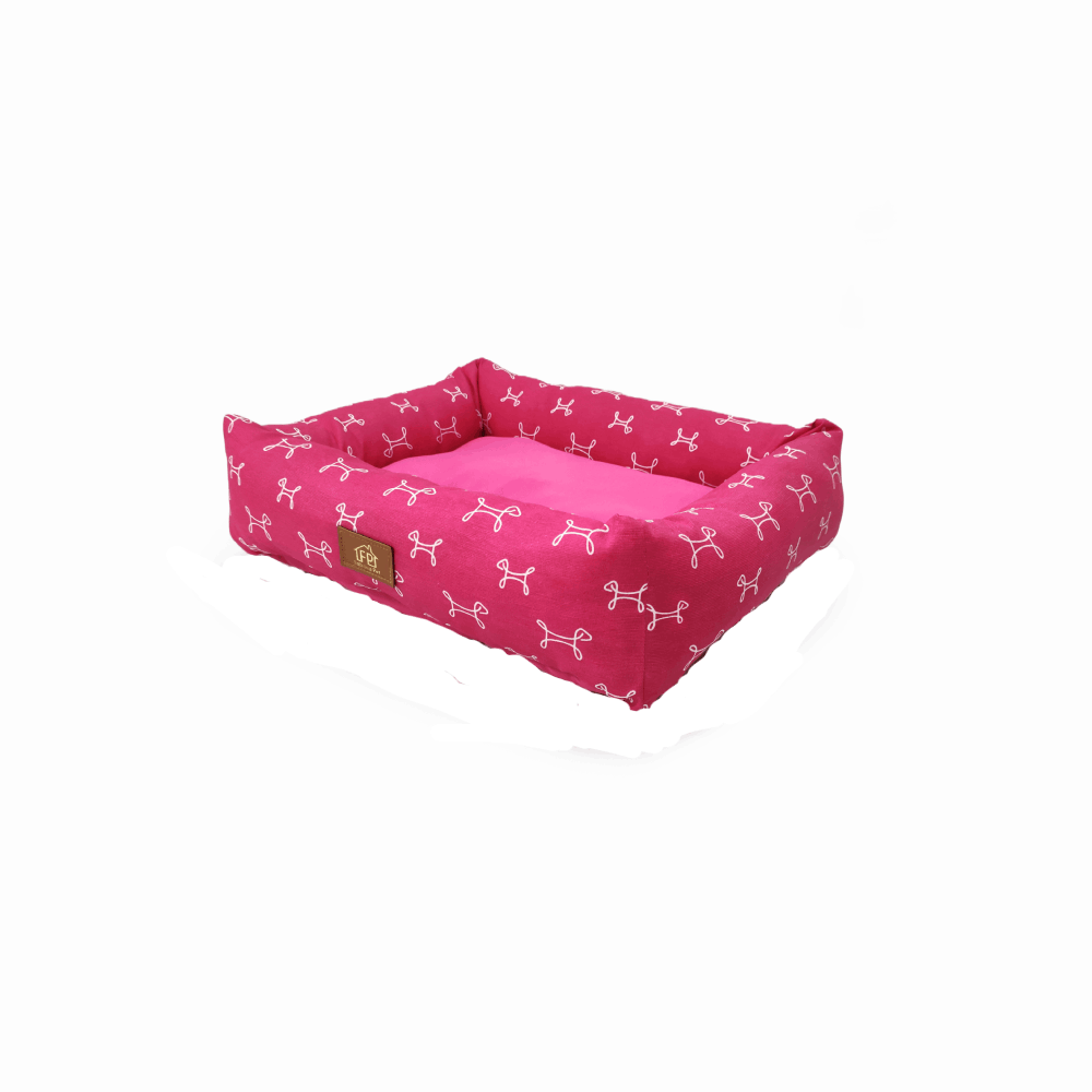 CAMA RETANGULAR CARMEL G ROSA